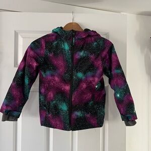 Lands End winter jacket with galaxy print - kids’ Medium (size 5/6) - EUC!